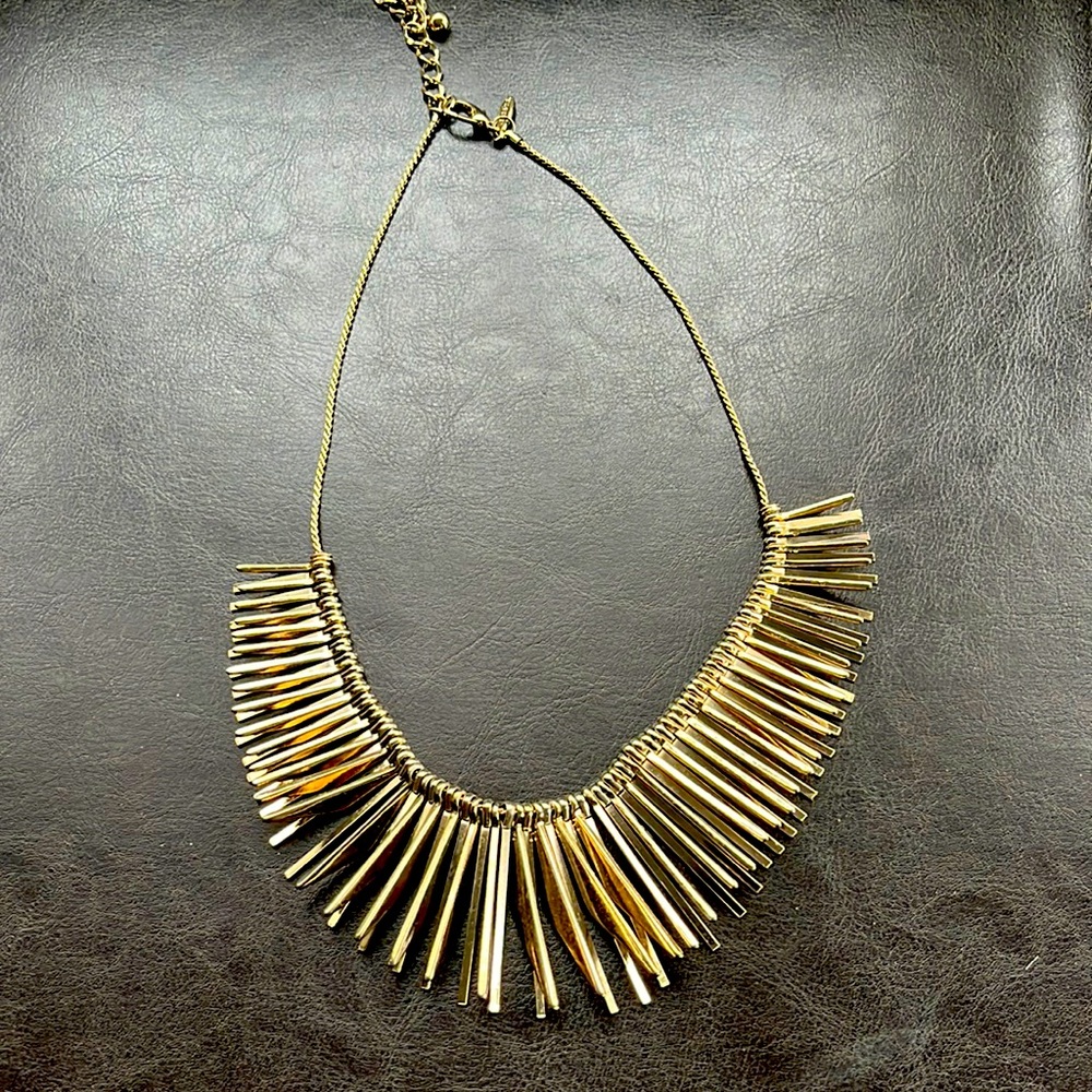 Women Gold Statement Necklace